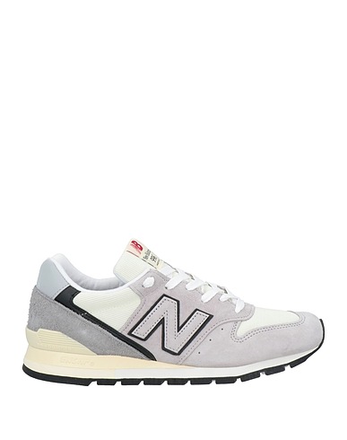 NEW BALANCE Sneakers Light grey Leather, Textile fibers