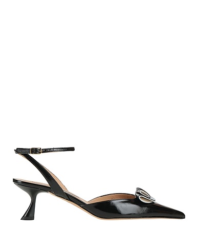 CHIARINI BOLOGNA Pump Black Leather, Kidskin