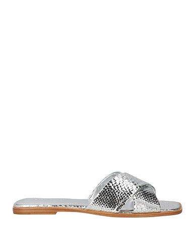 PARIS TEXAS Sandals ARGENTO Leather