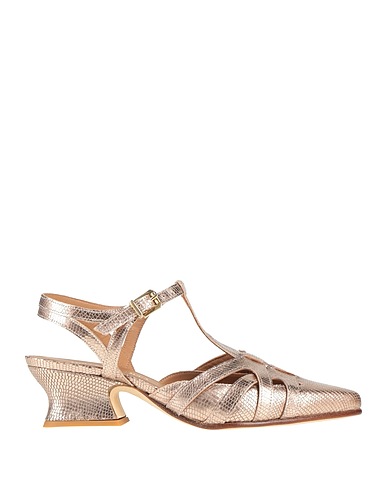 DUCCIO DEL DUCA Pumps Roségold Leder