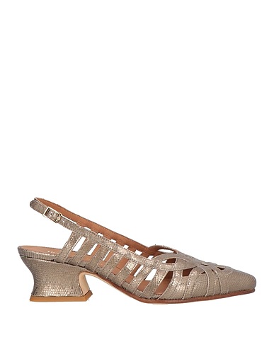 DUCCIO DEL DUCA Pump Gold Leather