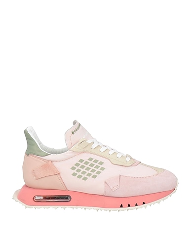 BEPOSITIVE Sneakers Light pink Leather, Textile fibers