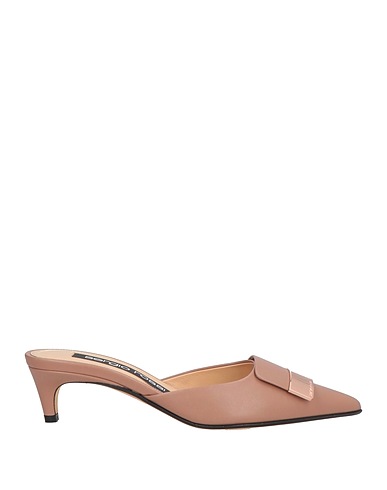 SERGIO ROSSI Mules and clogs Light brown Leather