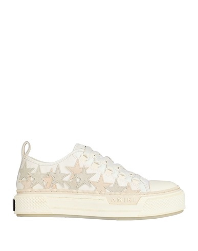 AMIRI Sneakers White Leather, Textile fibres