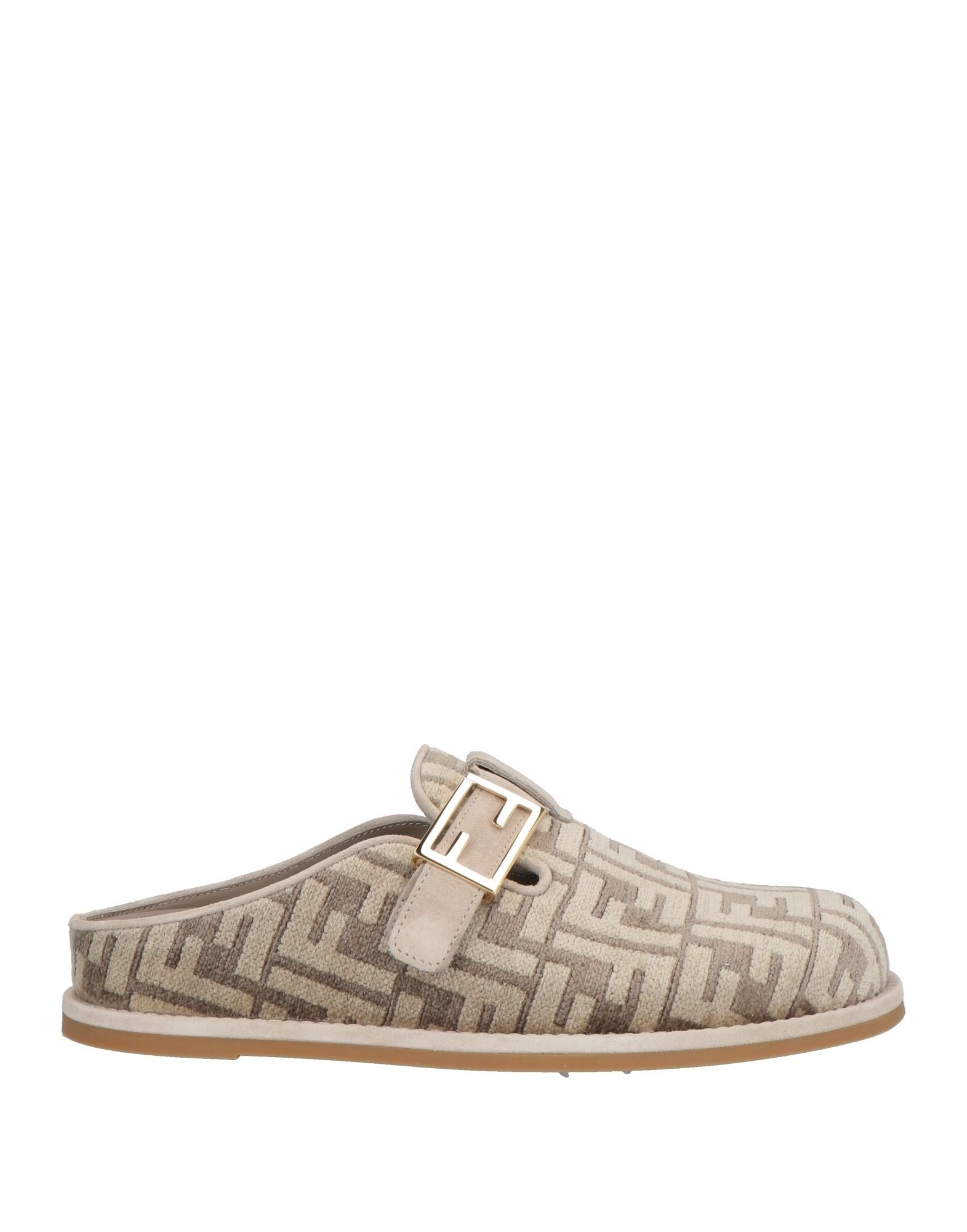 サンダル FENDI SS24 'Fendi lab' clog (7D1662AQX6 F0QA1) Fendi Black Leather Fendi Lab Mules (FENDI/サンダル