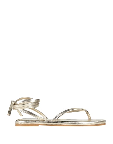 APEPAZZA Flip flops Platinum Leather