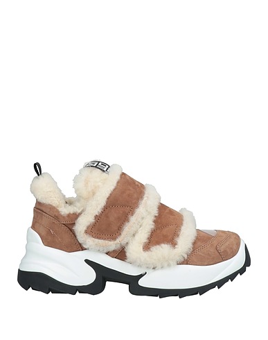SERGIO ROSSI Sneakers Khaki Shearling