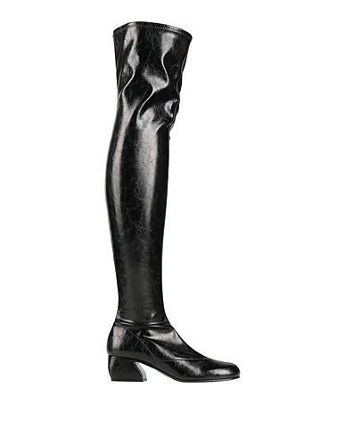 SERGIO ROSSI Boots Black Textile fibres