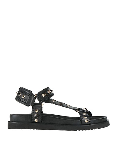 ASH Sandales Noir Cuir
