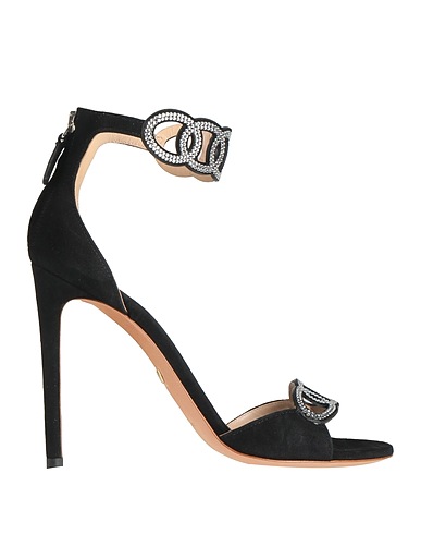 GIAMBATTISTA VALLI Sandals Black Leather