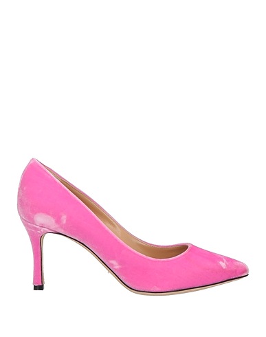 SERGIO ROSSI Court Magenta Textile fibres