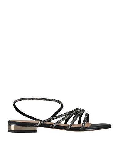 EXE' Sandals Black Textile fibers