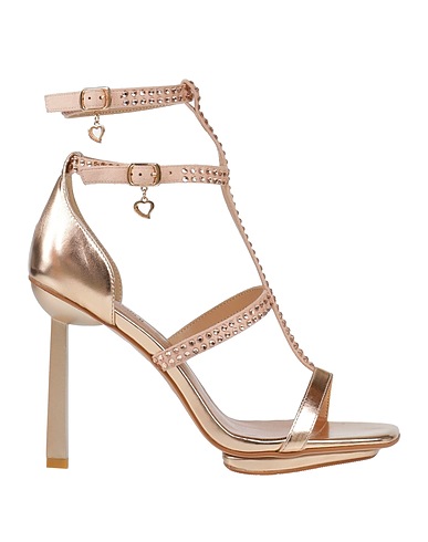 TUA BY BRACCIALINI Sandals Rose gold Textile fibers