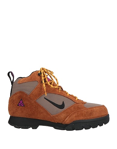 NIKE Ankle boot ACG Tan Leather, Textile fibres