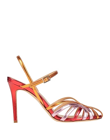 SEMICOUTURE Sandali Mandarino Fibre sintetiche