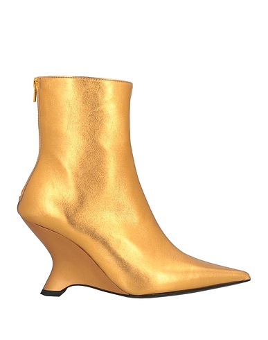 PINKO Ankle boot Gold Leather