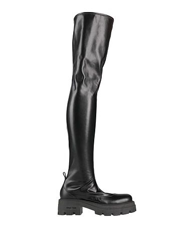 SERGIO ROSSI Boots Black Textile fibres