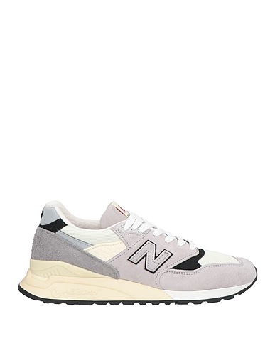 NEW BALANCE スニーカー ライトグレー 革（なめし加工） / 紡績繊維