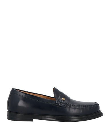 DUNHILL Loafers Midnight blue Leather