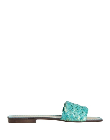 APASH Sandals Deep teal Textile fibres