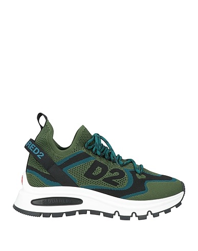 DSQUARED2 Sneakers Military green Textile fibres