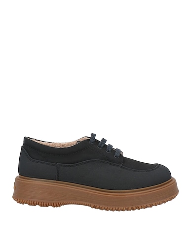 HOGAN Laced shoes 3R Black Textile fibers