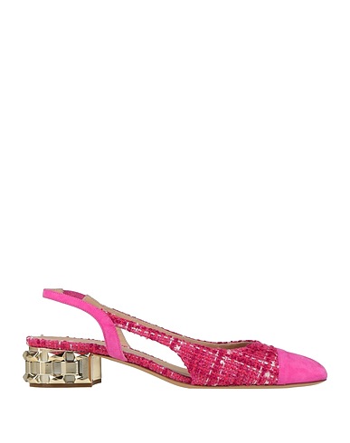 ROBERTO FESTA Court Fuchsia Leather, Textile fibres
