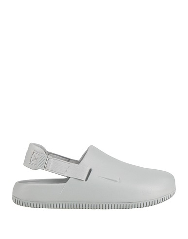 NIKE Mules and clogs Light grey Rubber