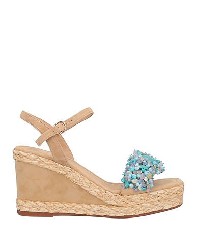 ALMA EN PENA. Espadrilla Beige Cuero