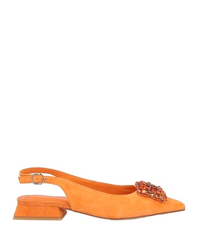 ALMA EN PENA. Footwear Orange Leather