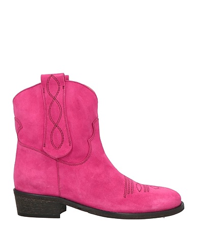 VIA ROMA 15 Ankle boot Fuchsia Leather