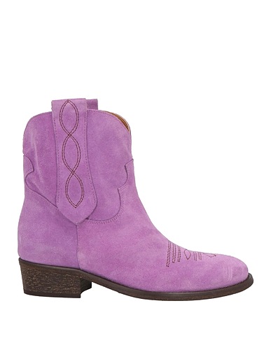 VIA ROMA 15 Ankle boot Mauve Leather