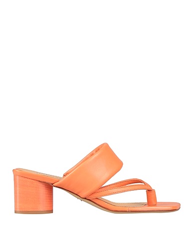 HALMANERA Flip flops Salmon pink Leather