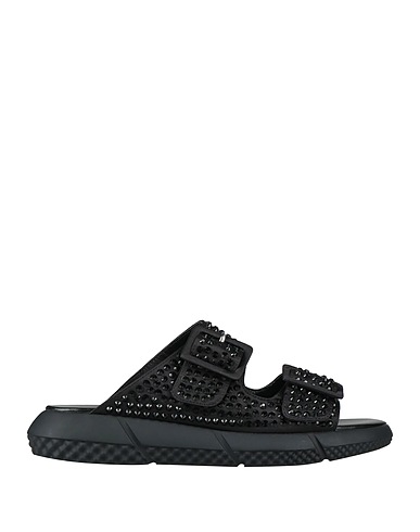 ELENA IACHI Sandals Black Textile fibres