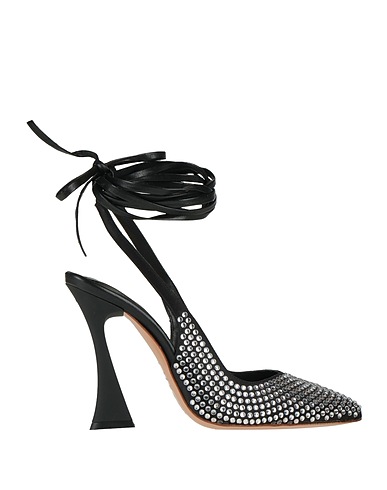 G.P. PER NOY BOLOGNA Pump NERO Textile fibers