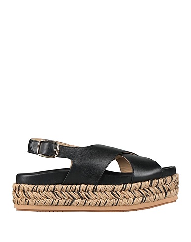 PALOMA BARCELÓ Espadrillas Nero Pelle