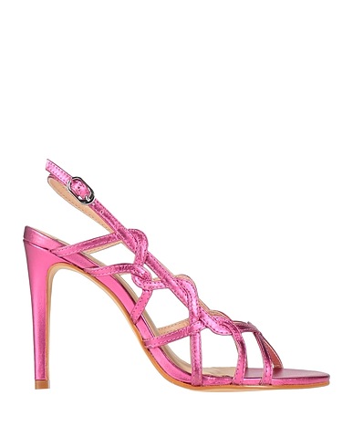 WERNER Sandals Magenta Leather