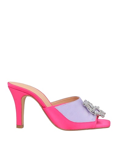 GAëLLE Paris Sandals Fuchsia Textile fibers