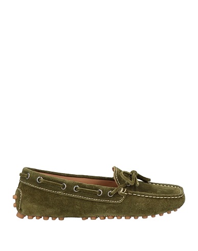 GARLANI Loafers Military green Leather