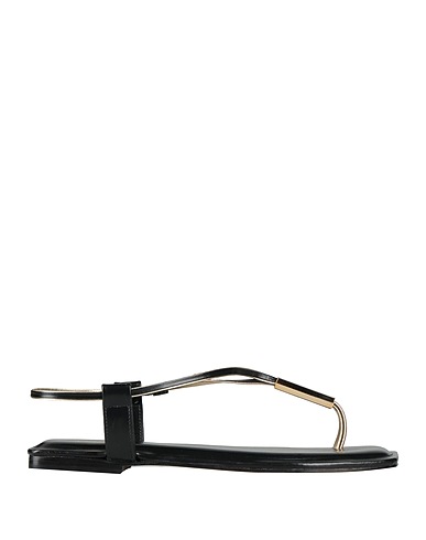 TOSCA BLU Flip flops Black Leather