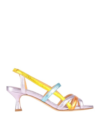 SILVIA ROSSINI Sandals Pink Leather