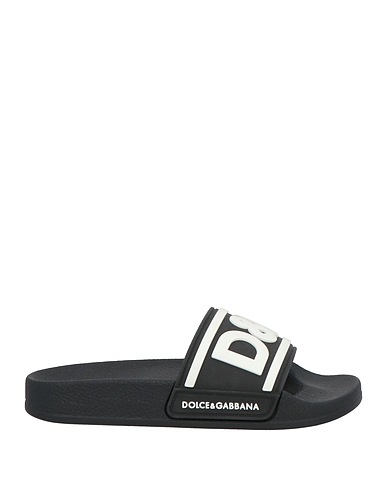 DOLCE&GABBANA Sandals Black Textile fibers