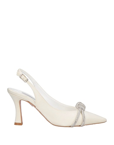 VICTORIA CHRIS Napoli Pump White Textile fibers