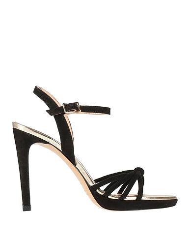 TWIGGY Sandals Black Leather