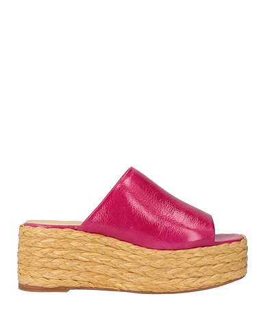 PALOMA BARCELÓ Sandali Fucsia Pelle