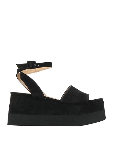 PALOMA BARCELÓ Sandals Black Leather
