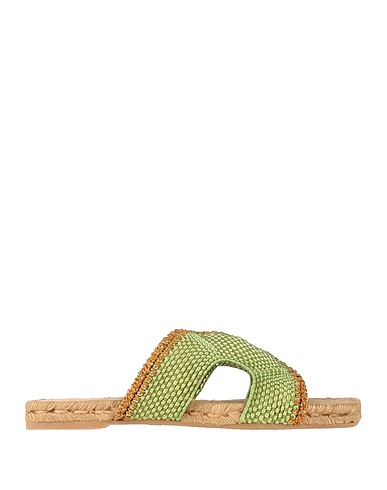 CASTAÑER Espadrilles Light green Textile fibers