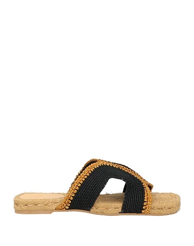 CASTAÑER Espadrilles Black Textile fibers