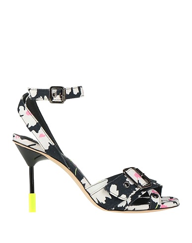 MSGM Sandals Black Textile fibers