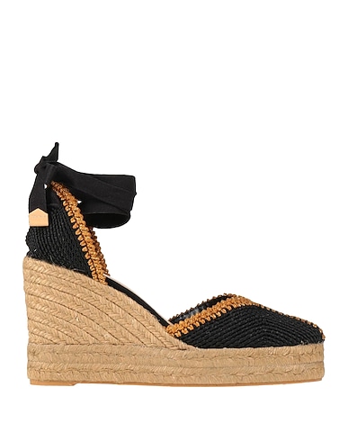 CASTAÑER Espadrilles Black Textile fibres